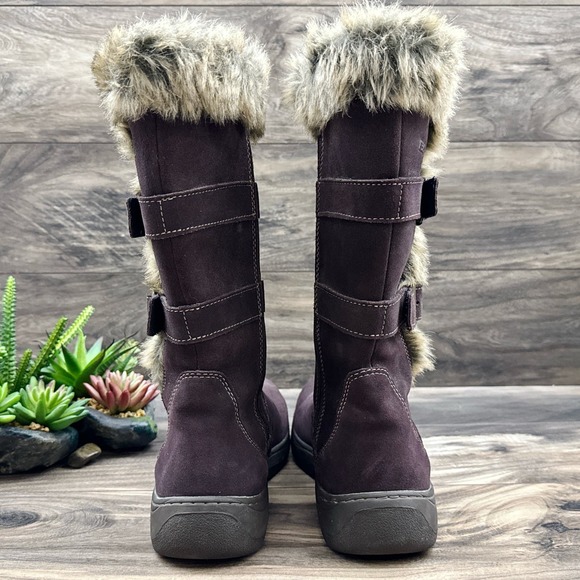 LL Bean Tek 2.5 Nordic Waterproof Insulated Tall Winter Boots Suede 8.5M - Picture 7 of 12